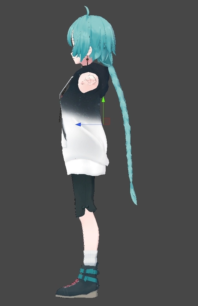 薄荷、透羽用衣装)夜空