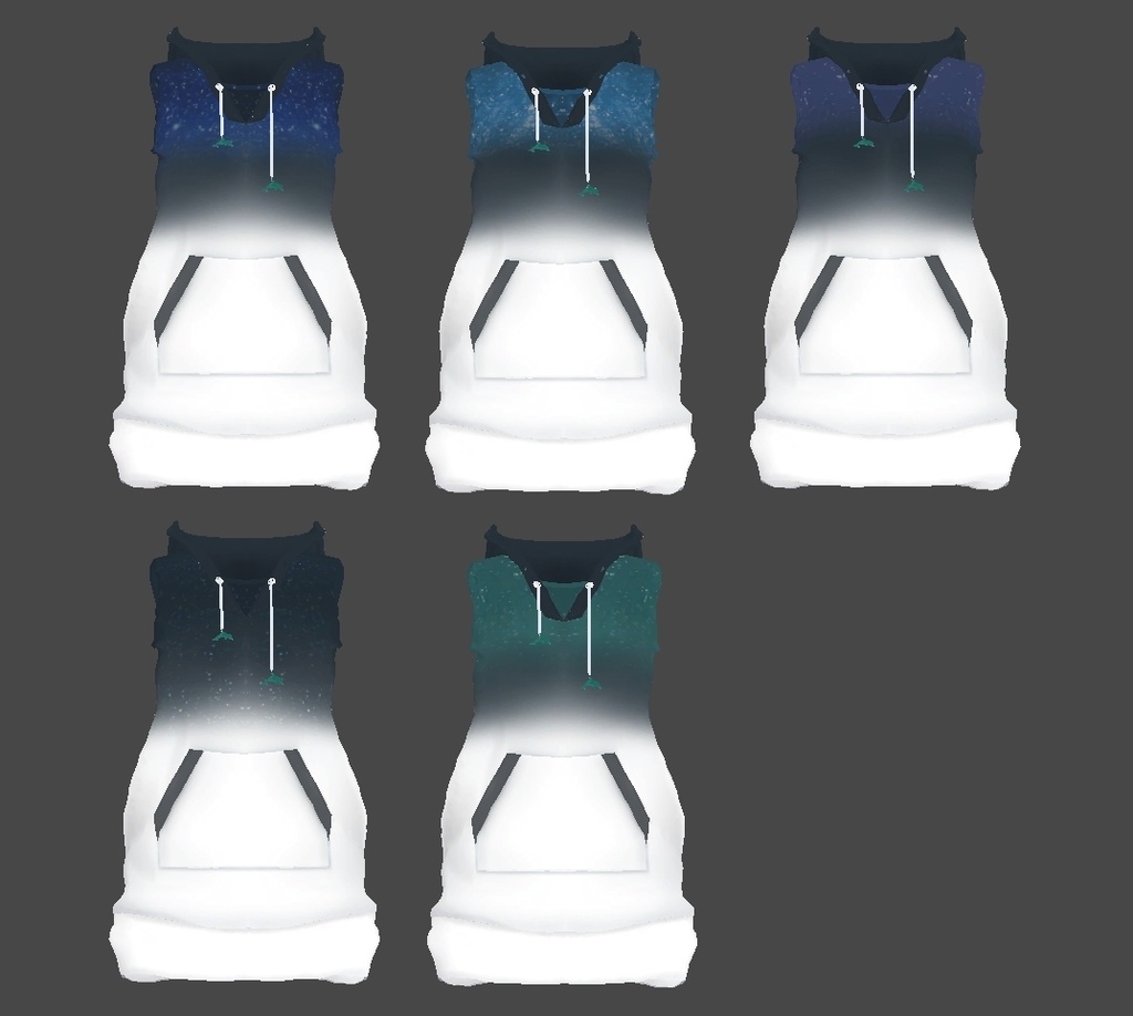 薄荷、透羽用衣装)夜空