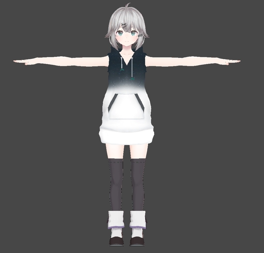 薄荷、透羽用衣装)夜空