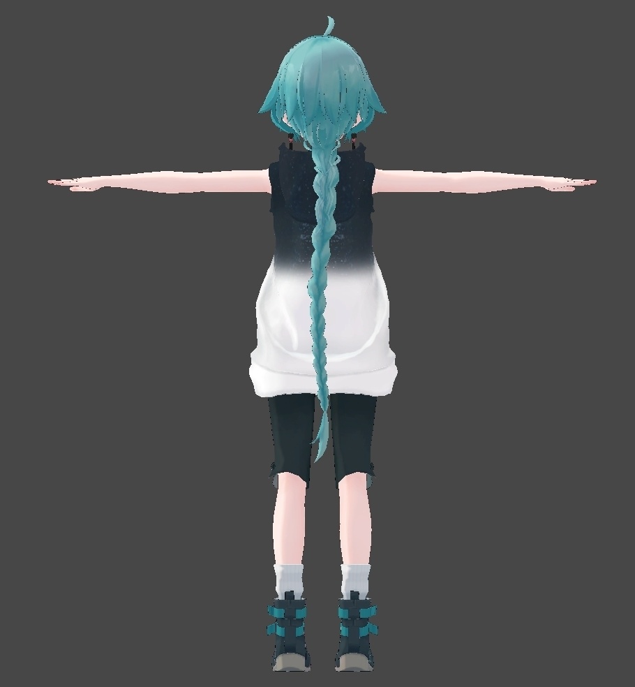 薄荷、透羽用衣装)夜空