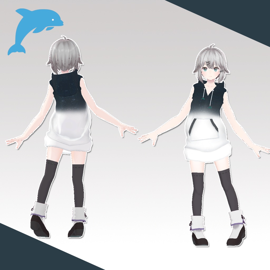 薄荷、透羽用衣装)夜空