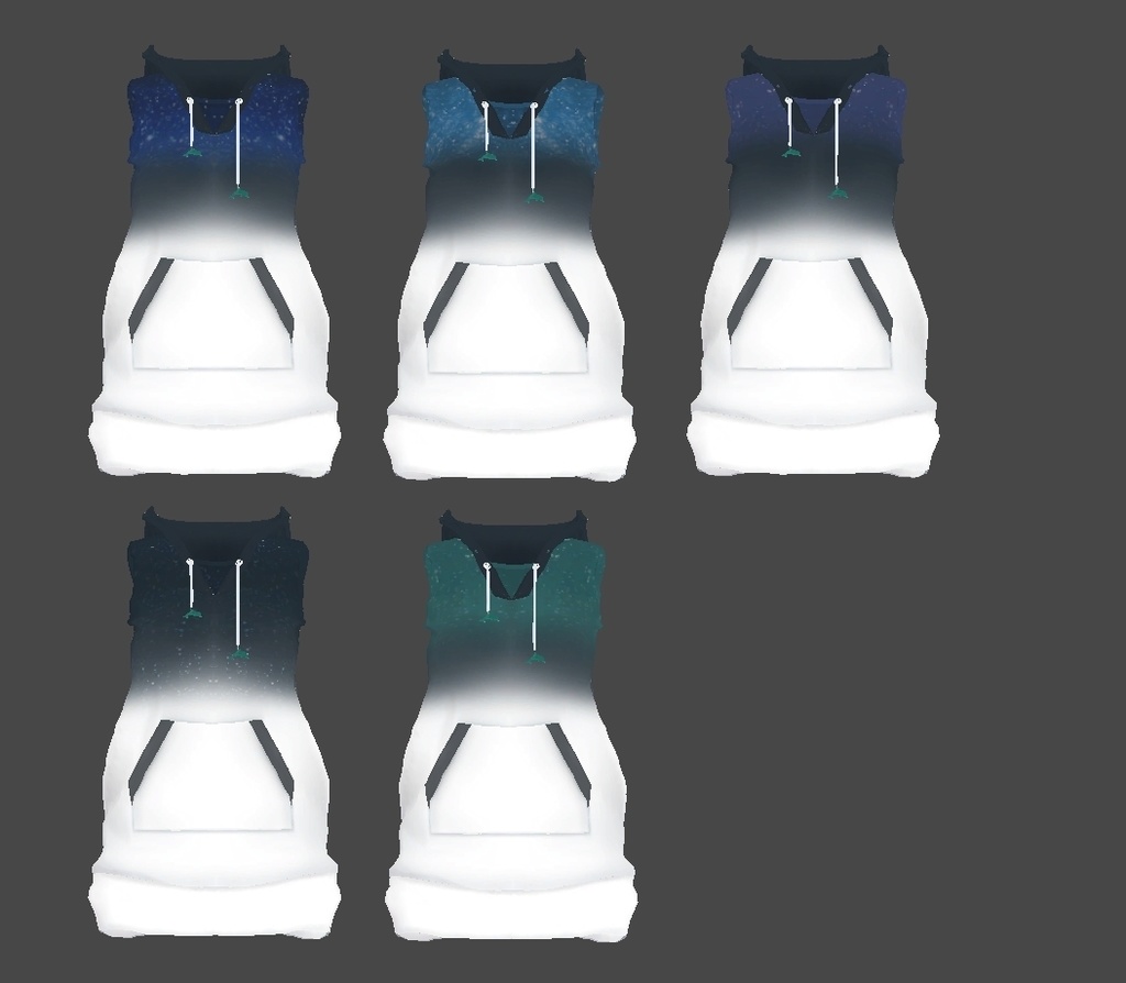 「狐雪」用衣装)夜空