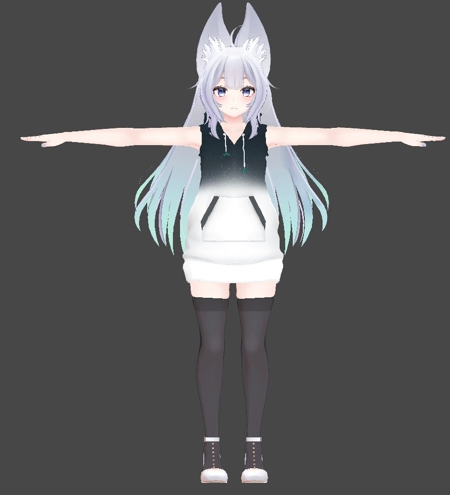 ウルフェリア用衣装) 夜空