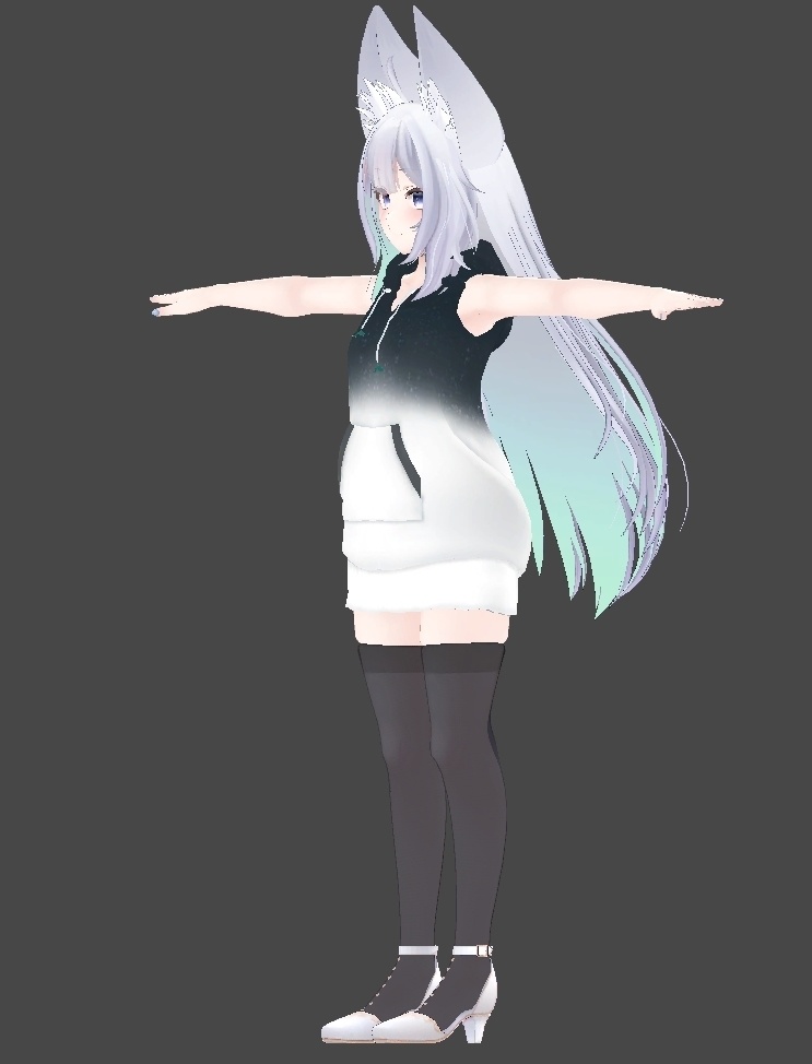 ウルフェリア用衣装) 夜空