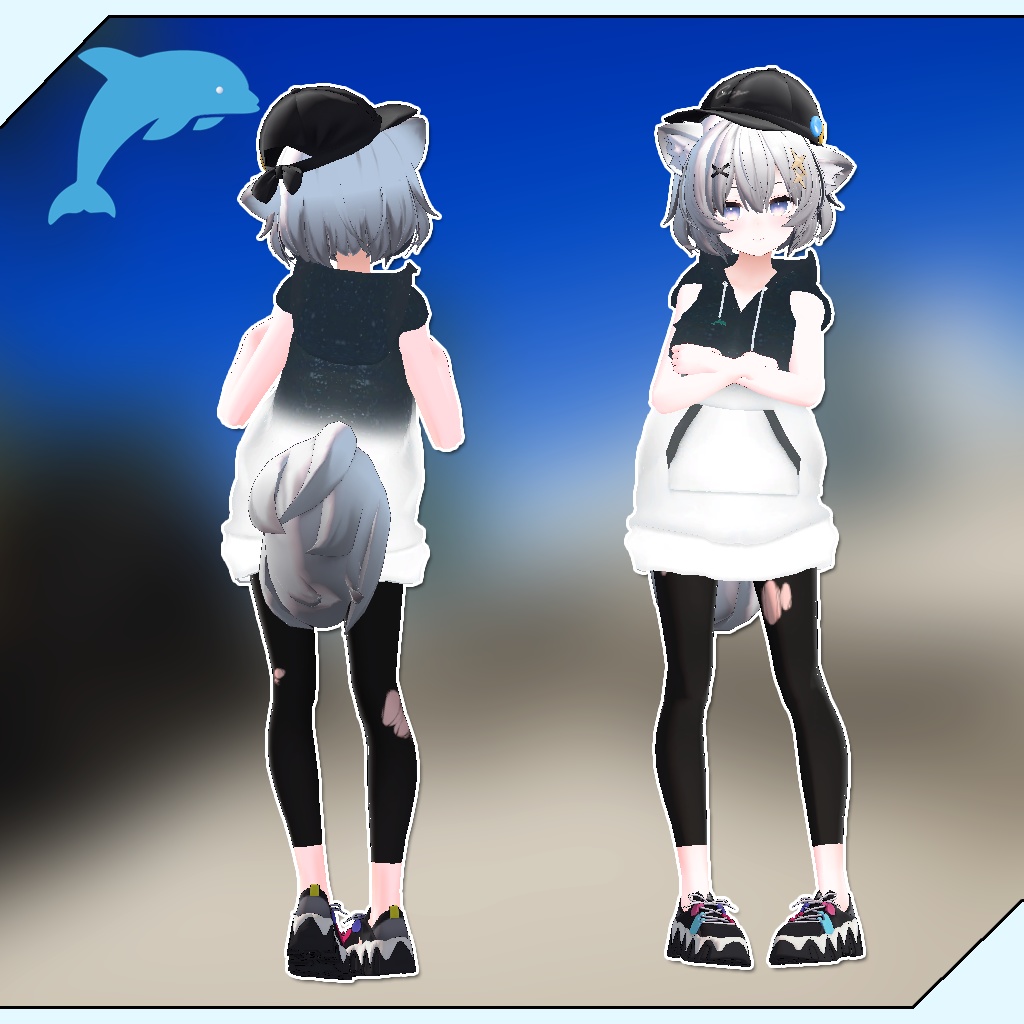 アッシュ用衣装)夜空