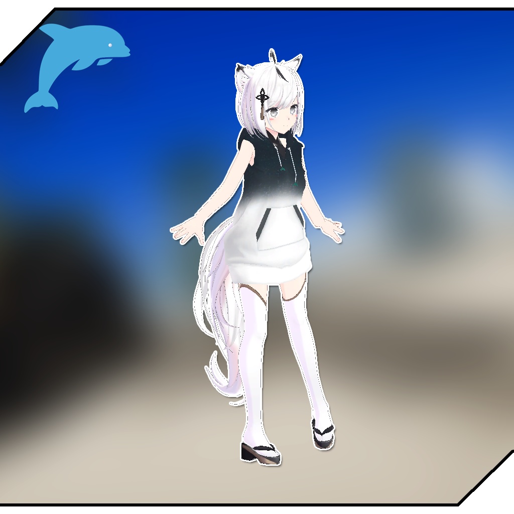 狐九里るる用衣装)夜空