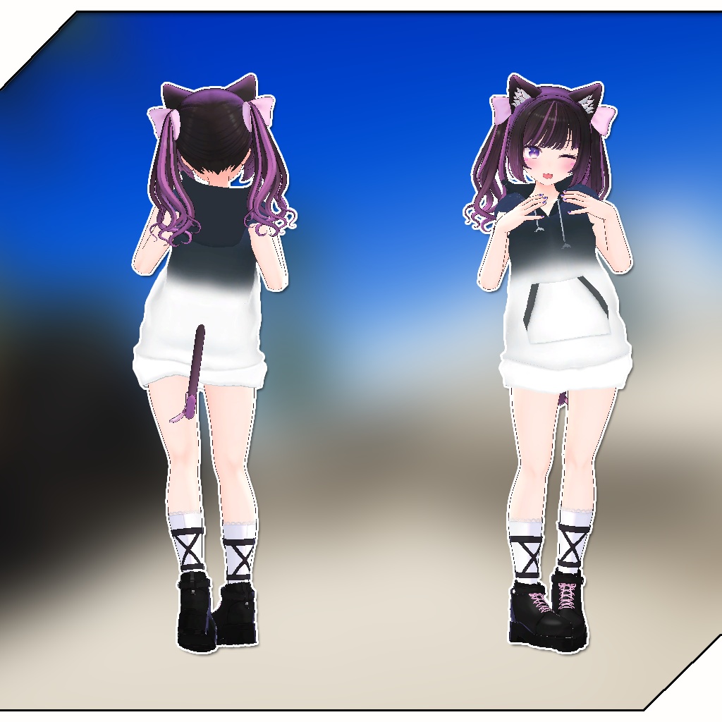 【あのん用衣装】夜空