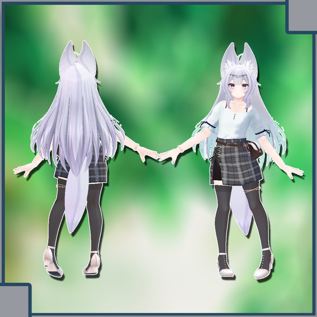 【リーファ、ウルフェリア、まりえる、ルーナリット用衣装】おでかけ!!