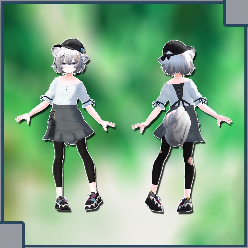 【アッシュ、セフィラ用衣装】おでかけ!!