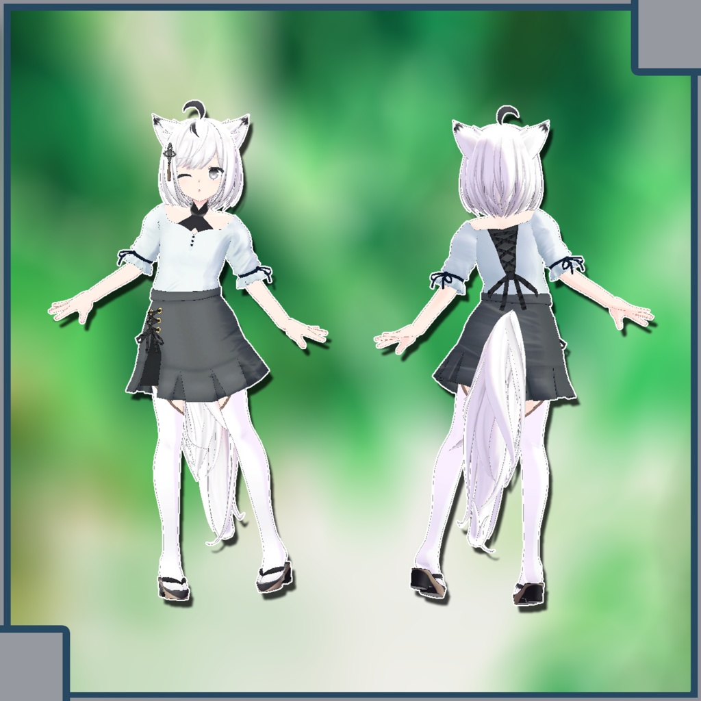 【狐九里るる-Kokuri Ruru-用衣装】おでかけ!!