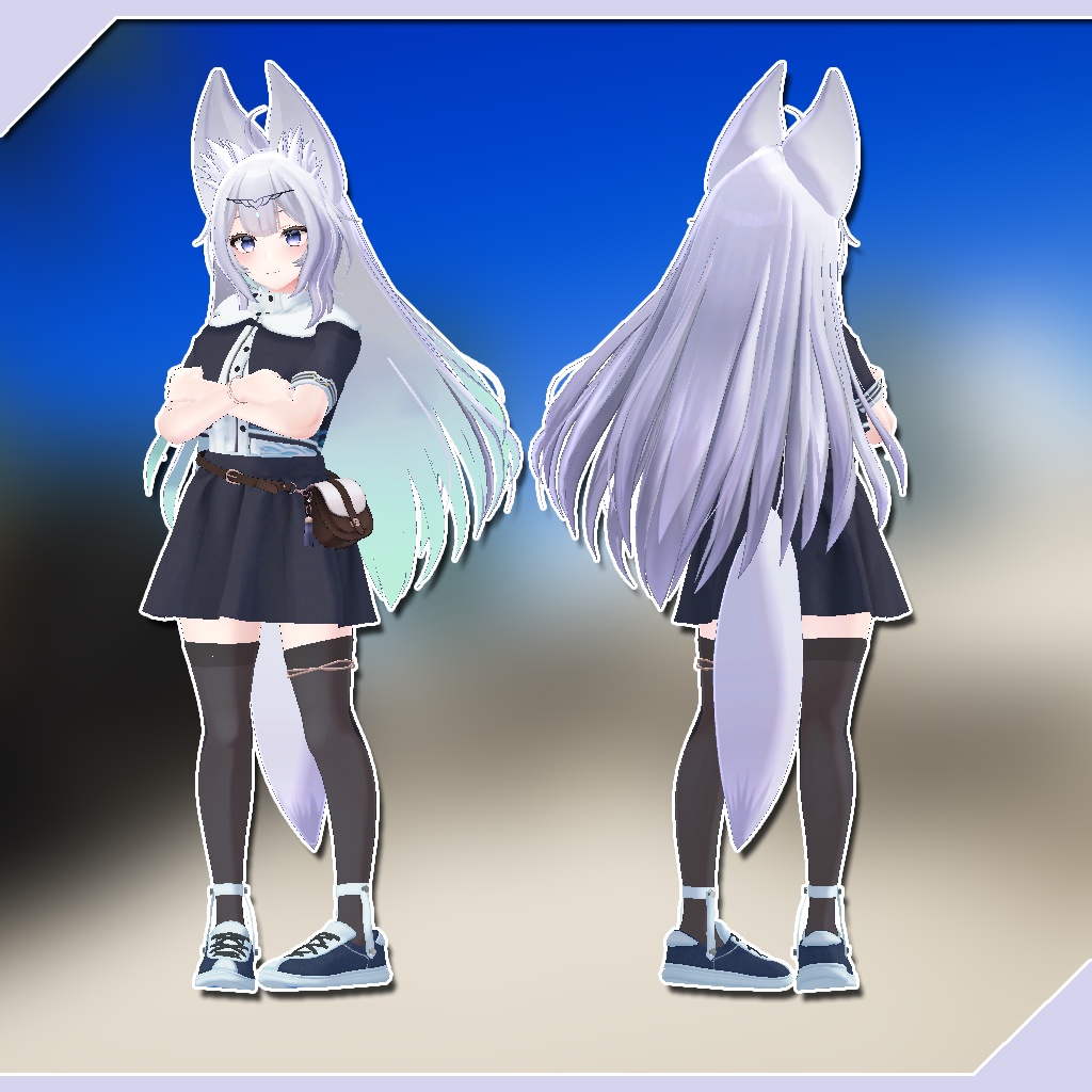 【ウルフェリア、リーファ、ルーナリット用衣装】いるか【PB対応】