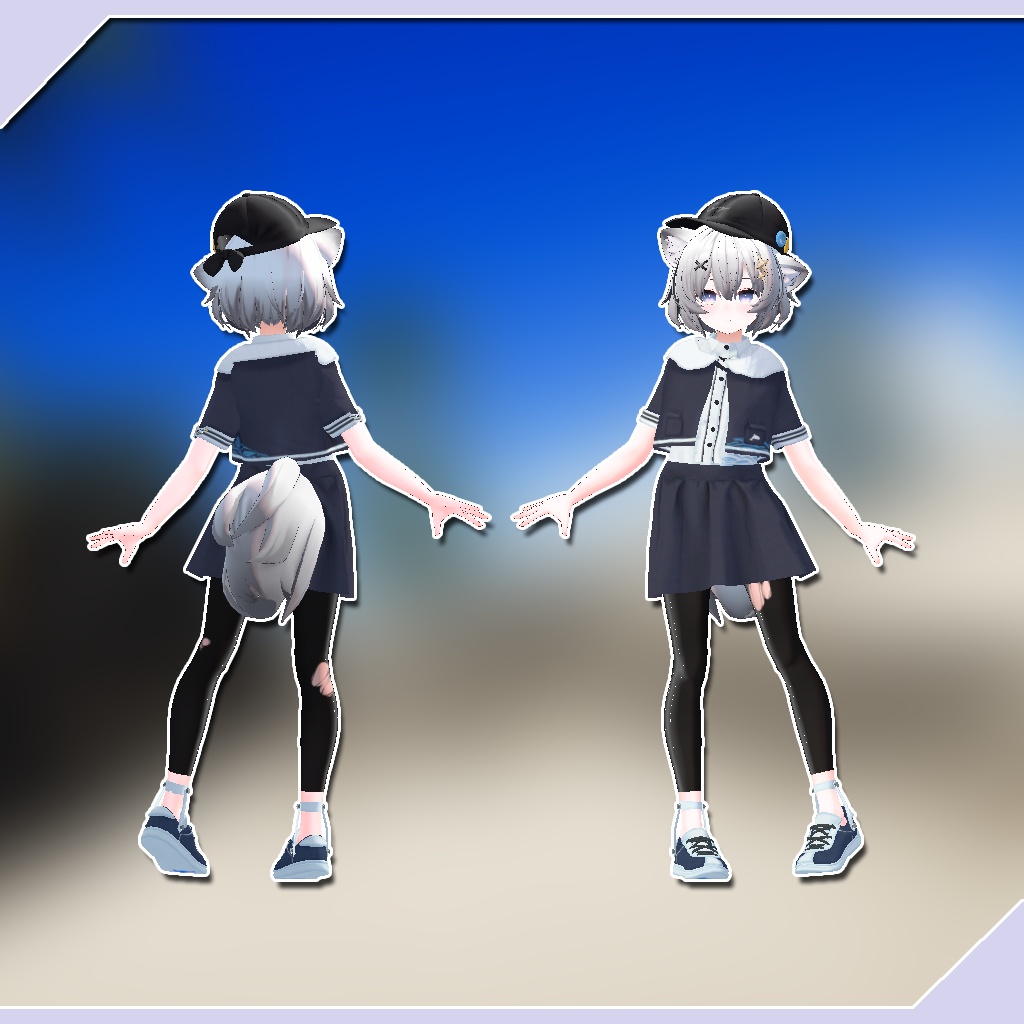 【リアアリス、アッシュ、セフィラ用衣装】いるか【PB対応】