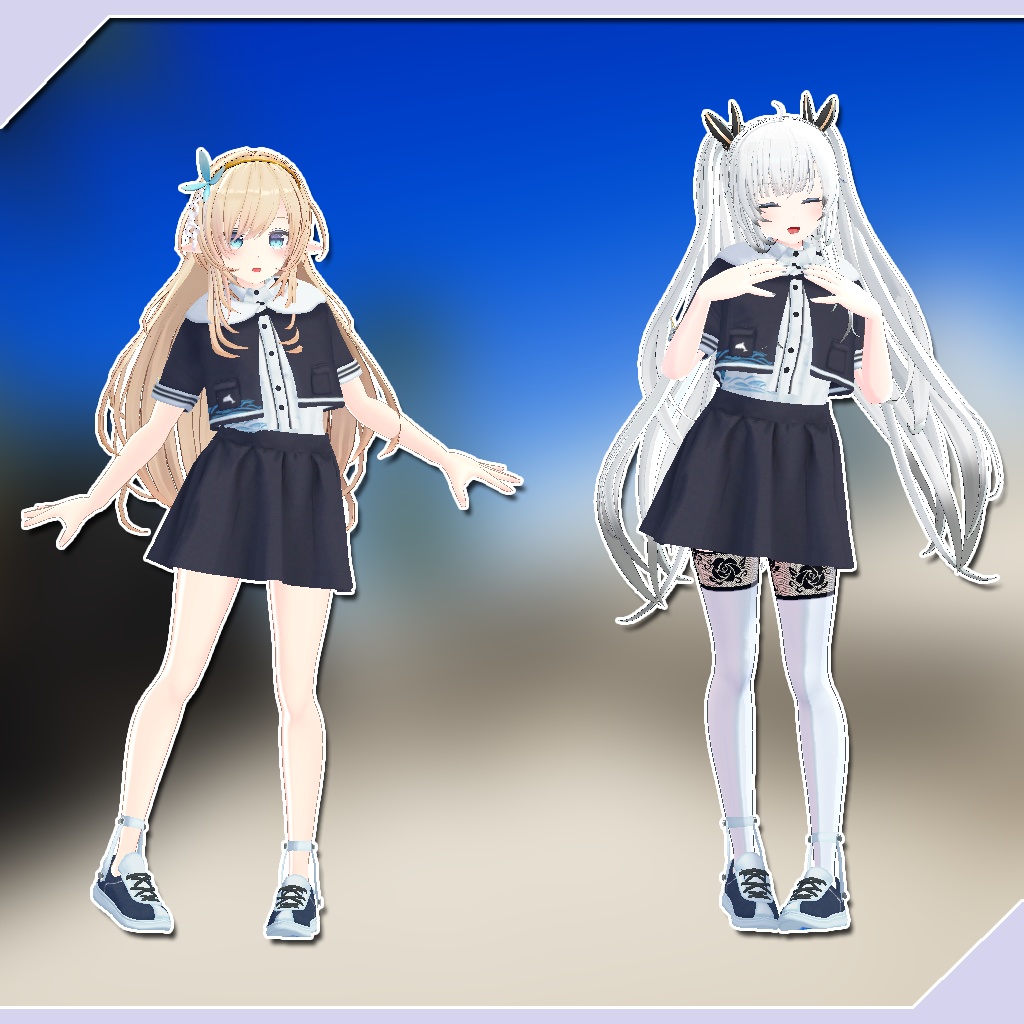 【ルシナ、ヨール、ルルリア用衣装】いるか