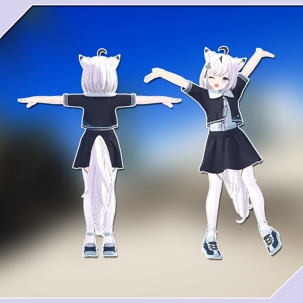 【-狐九里るる-用衣装】いるか