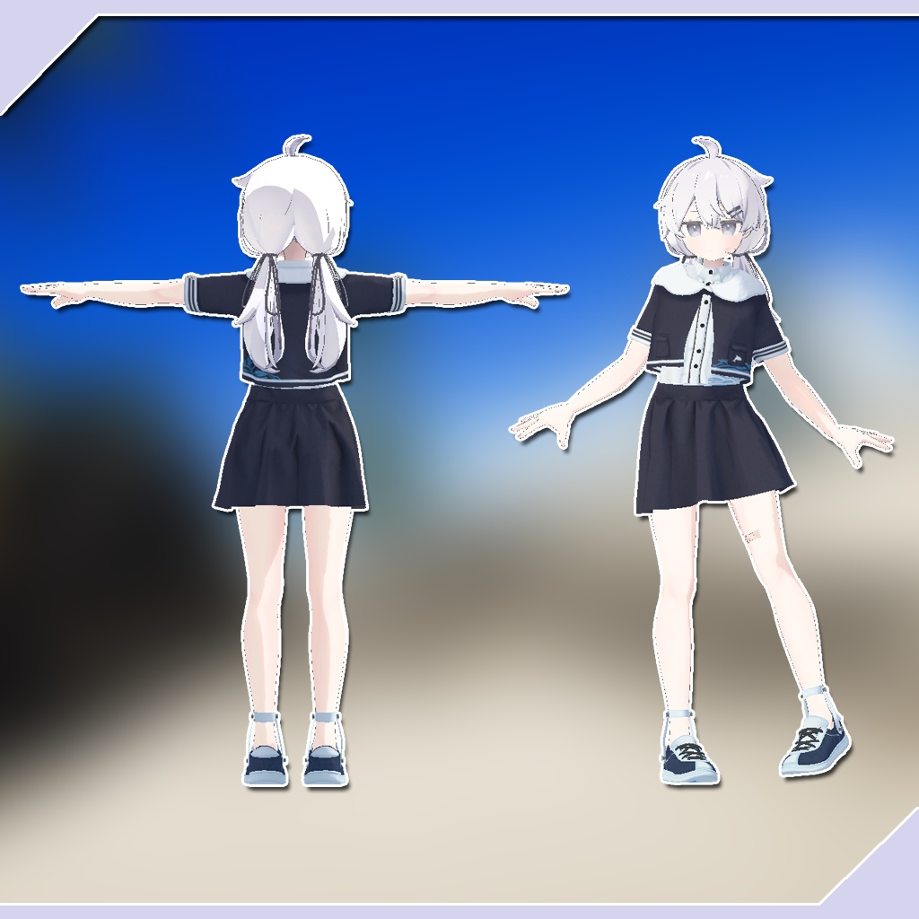 【プラチナ,ナユ用衣装】いるか【PB対応】