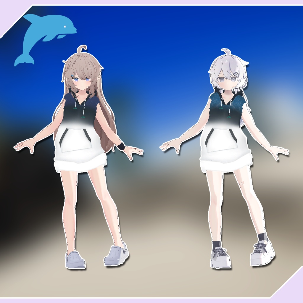 【プラチナ,ナユ用衣装】夜空