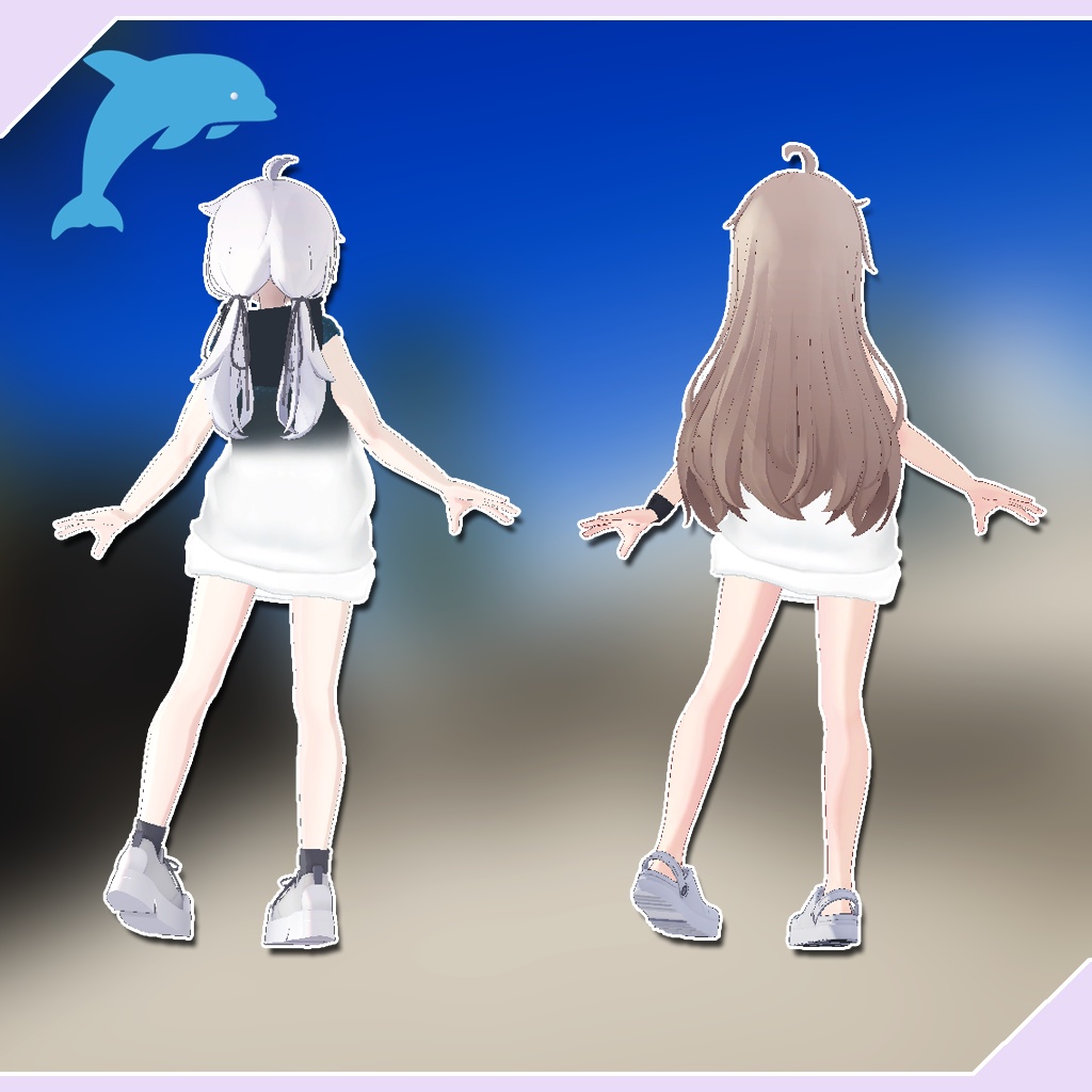 【プラチナ,ナユ用衣装】夜空