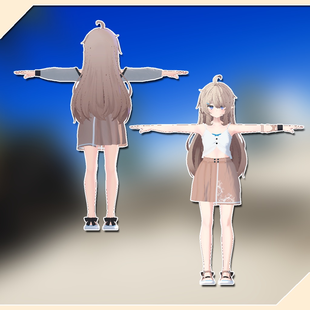 【有坂みとアバター用衣装】ばかんす