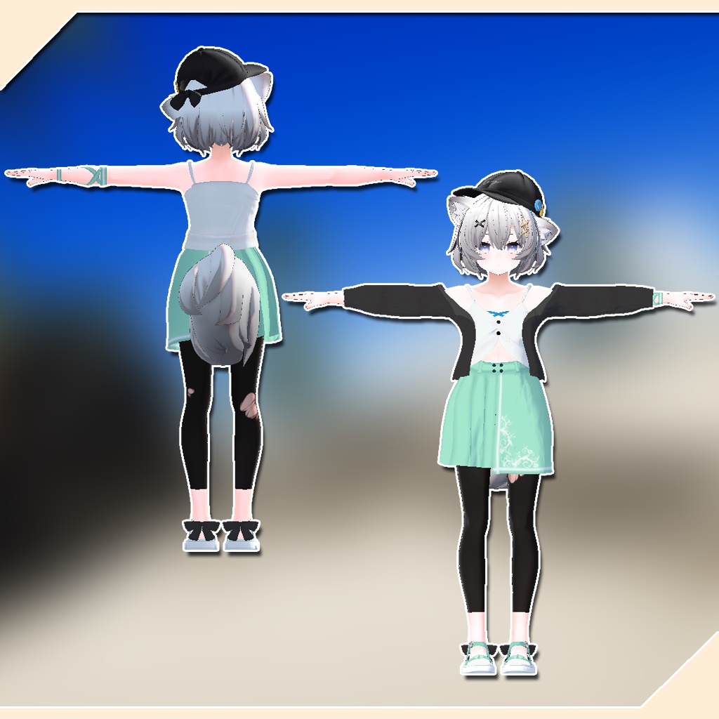 【有坂みとアバター用衣装】ばかんす