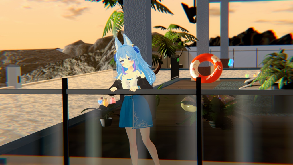 【ルルリア用衣装】ばかんす