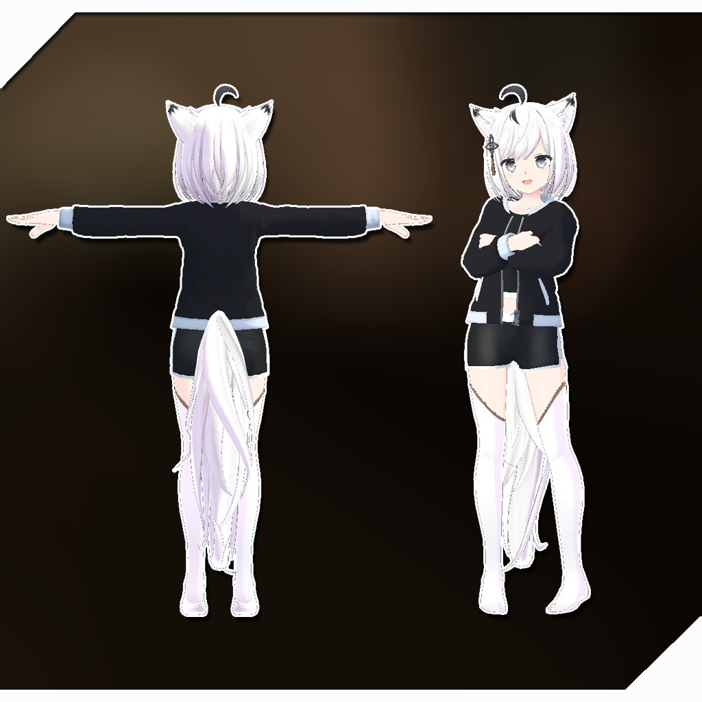 【-狐九里るる-用衣装】スポーティールームウェア