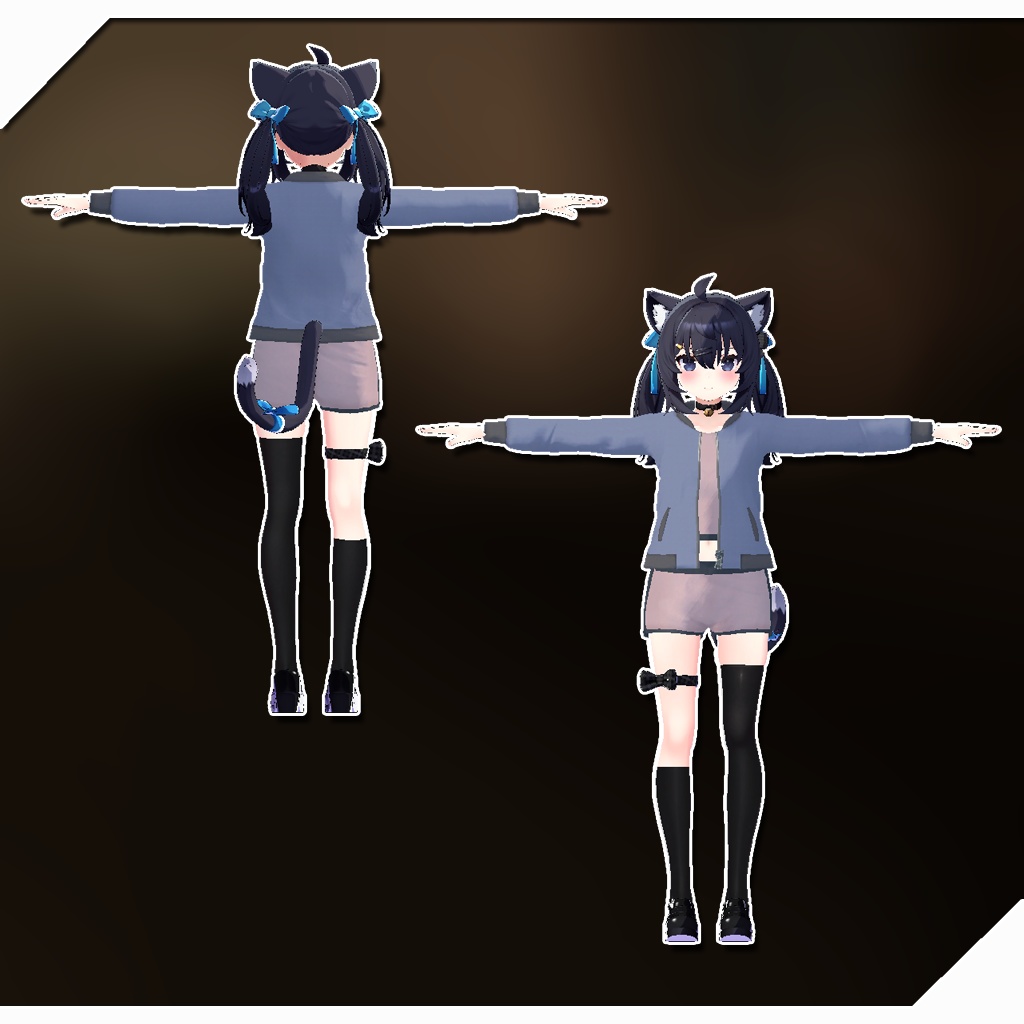 【有坂みとアバター用衣装】スポーティールームウェア