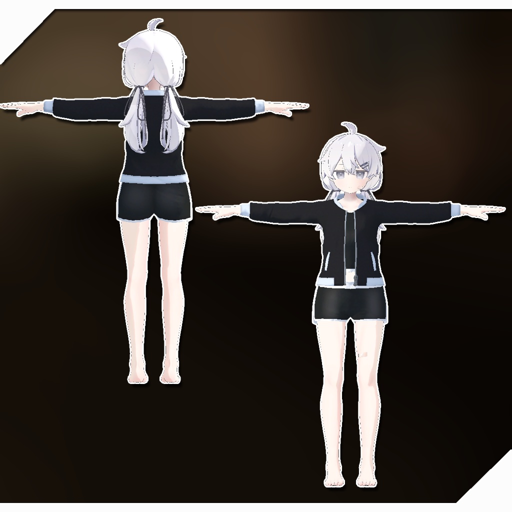 【有坂みとアバター用衣装】スポーティールームウェア