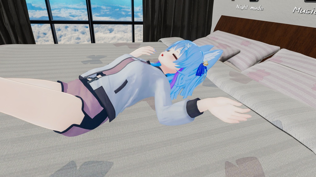 【ルシナ、ヨール、ルルリア、うるる用衣装】スポーティールームウェア