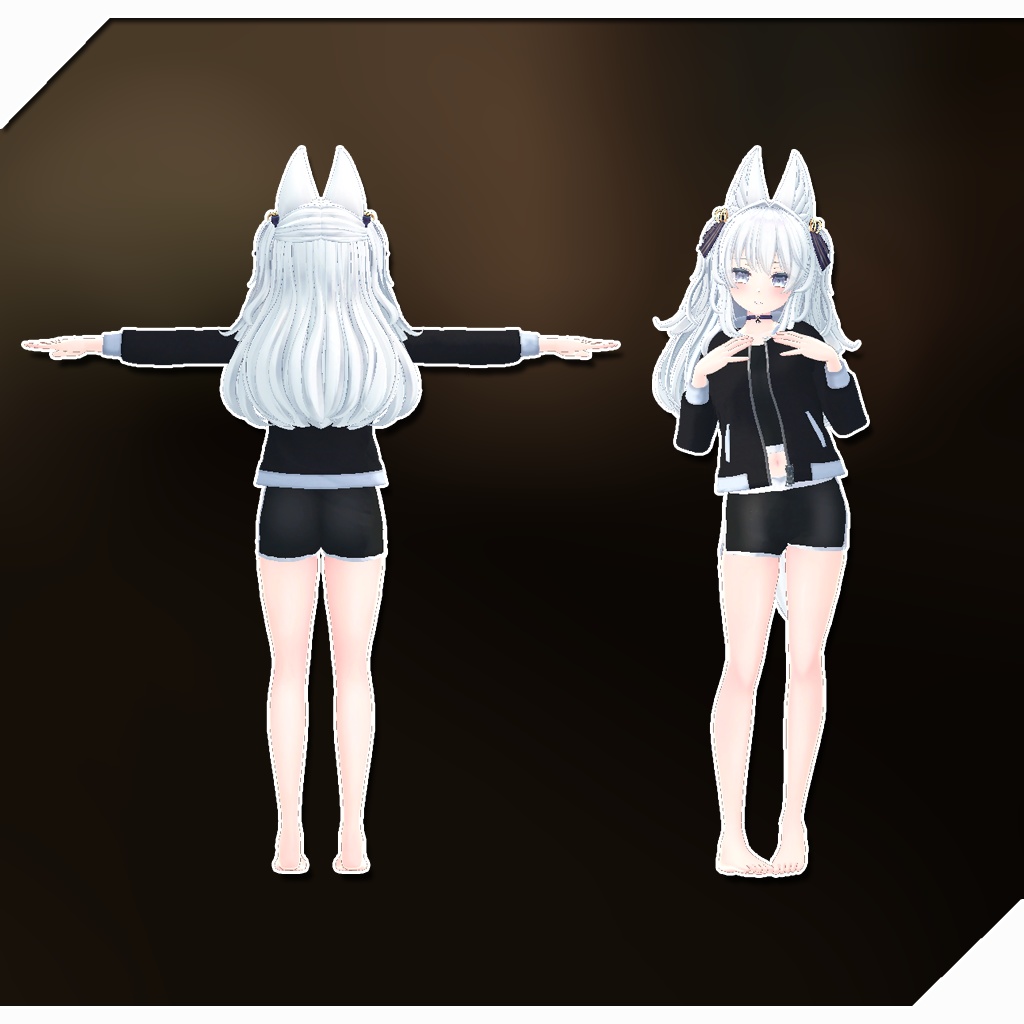 【ルシナ、ヨール、ルルリア、うるる用衣装】スポーティールームウェア