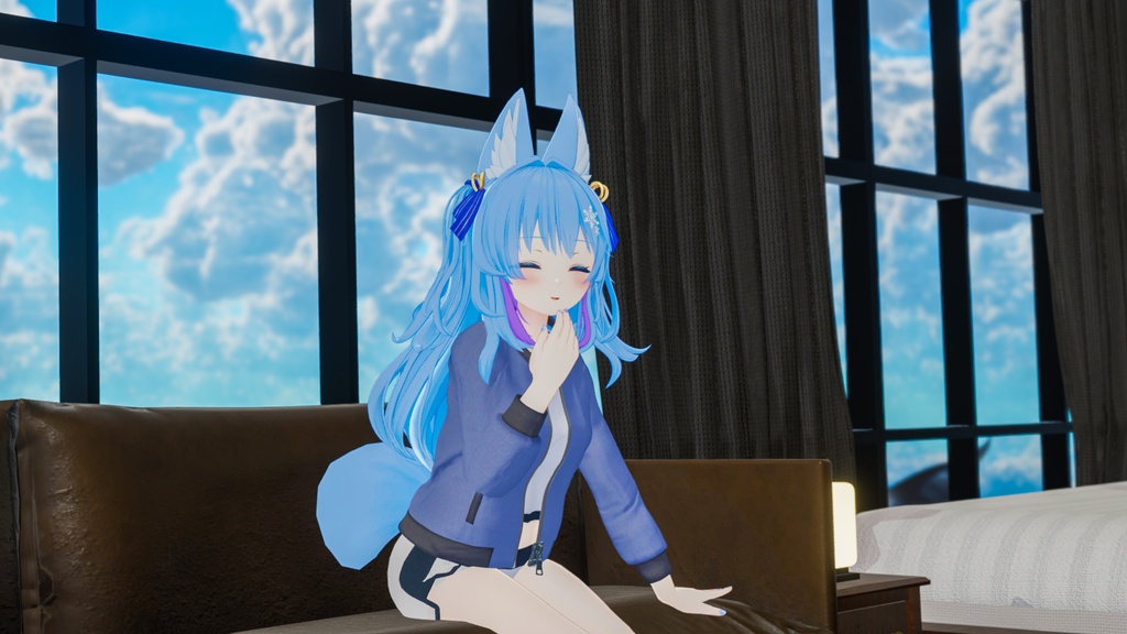 【ルシナ、ヨール、ルルリア、うるる用衣装】スポーティールームウェア