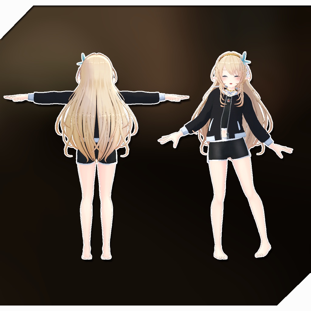 【ルシナ、ヨール、ルルリア、うるる用衣装】スポーティールームウェア