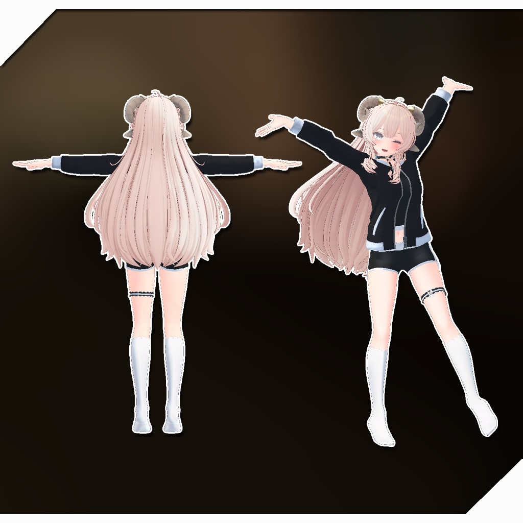 【ルシナ、ヨール、ルルリア、うるる用衣装】スポーティールームウェア