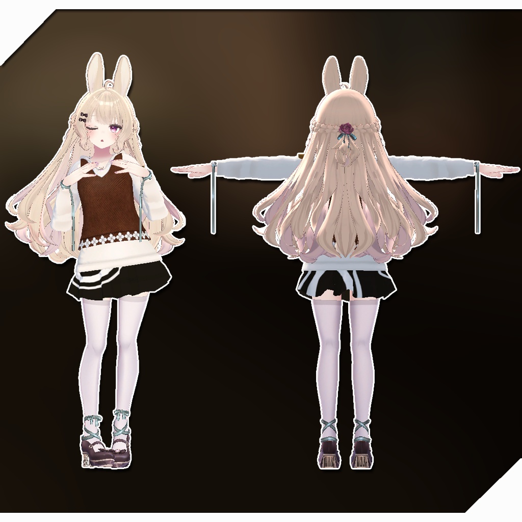 【ルーナリット、リーファ、ウルフェリア用衣装】秋のぴくにっく