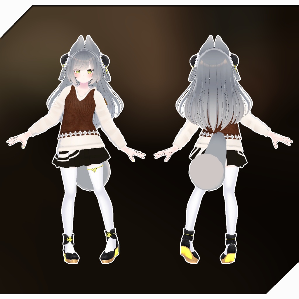 【ルーナリット、リーファ、ウルフェリア用衣装】秋のぴくにっく