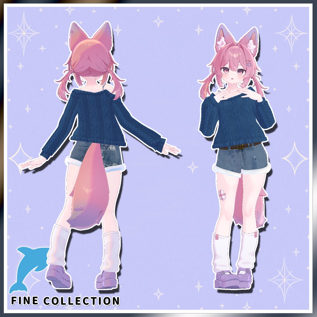 【複数アバター対応】いきぬきニット!