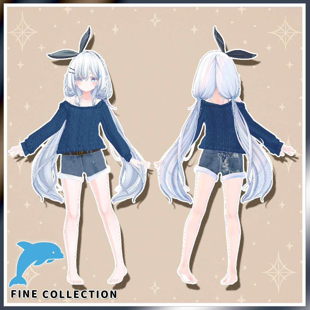 【複数アバター対応】いきぬきニット!