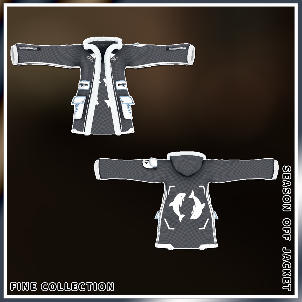 【複数アバター対応】シーズンオフジャケット!