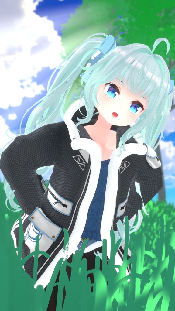 【複数アバター対応】シーズンオフジャケット!