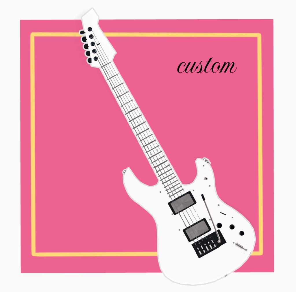 【VRChat想定】五弦 エレキギター&アンプ+α