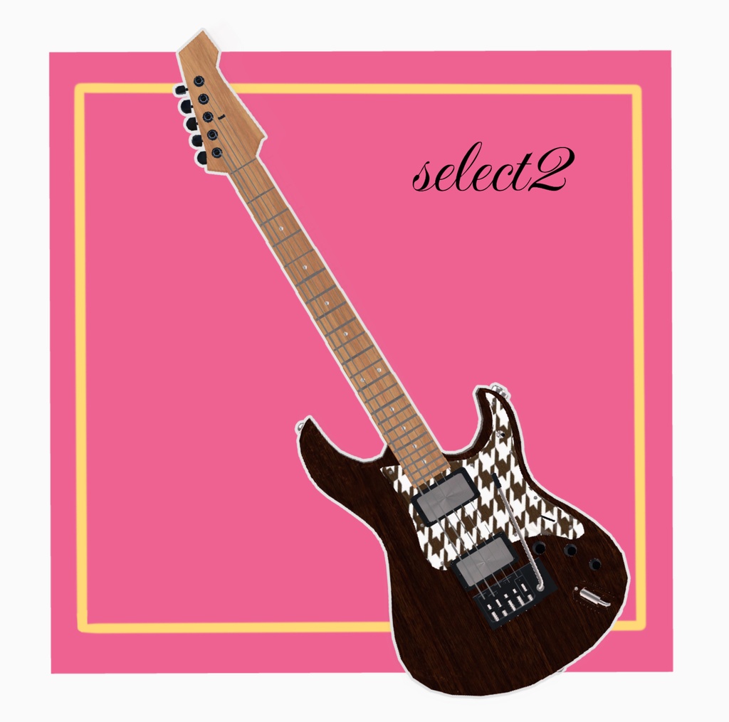 【VRChat想定】五弦 エレキギター&アンプ+α