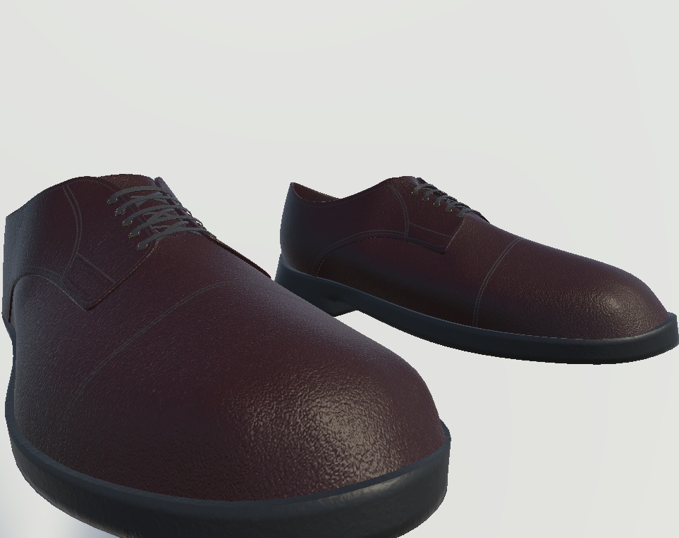 【6アバター対応】leather shoes