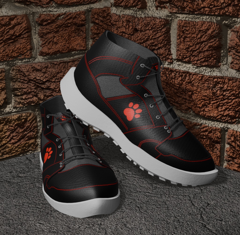 【17アバター対応】肉球スニーカー🐾