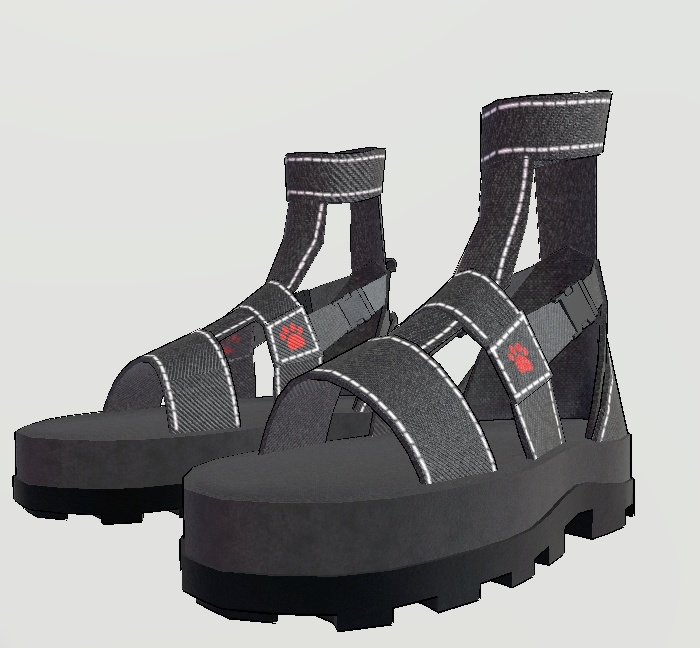 【15アバター対応】Paw pad sandals