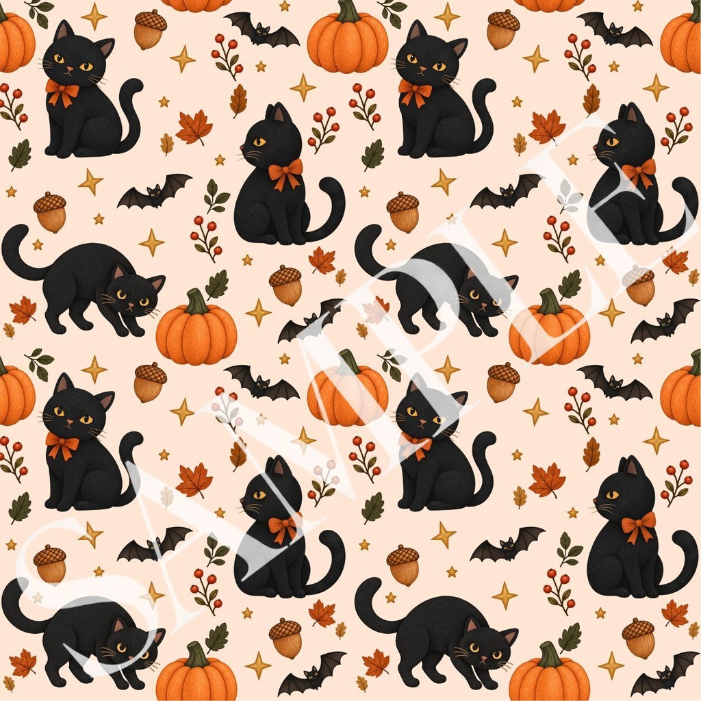 ハロウィン デジタルデザインペーパー 5枚セット シームレス素材