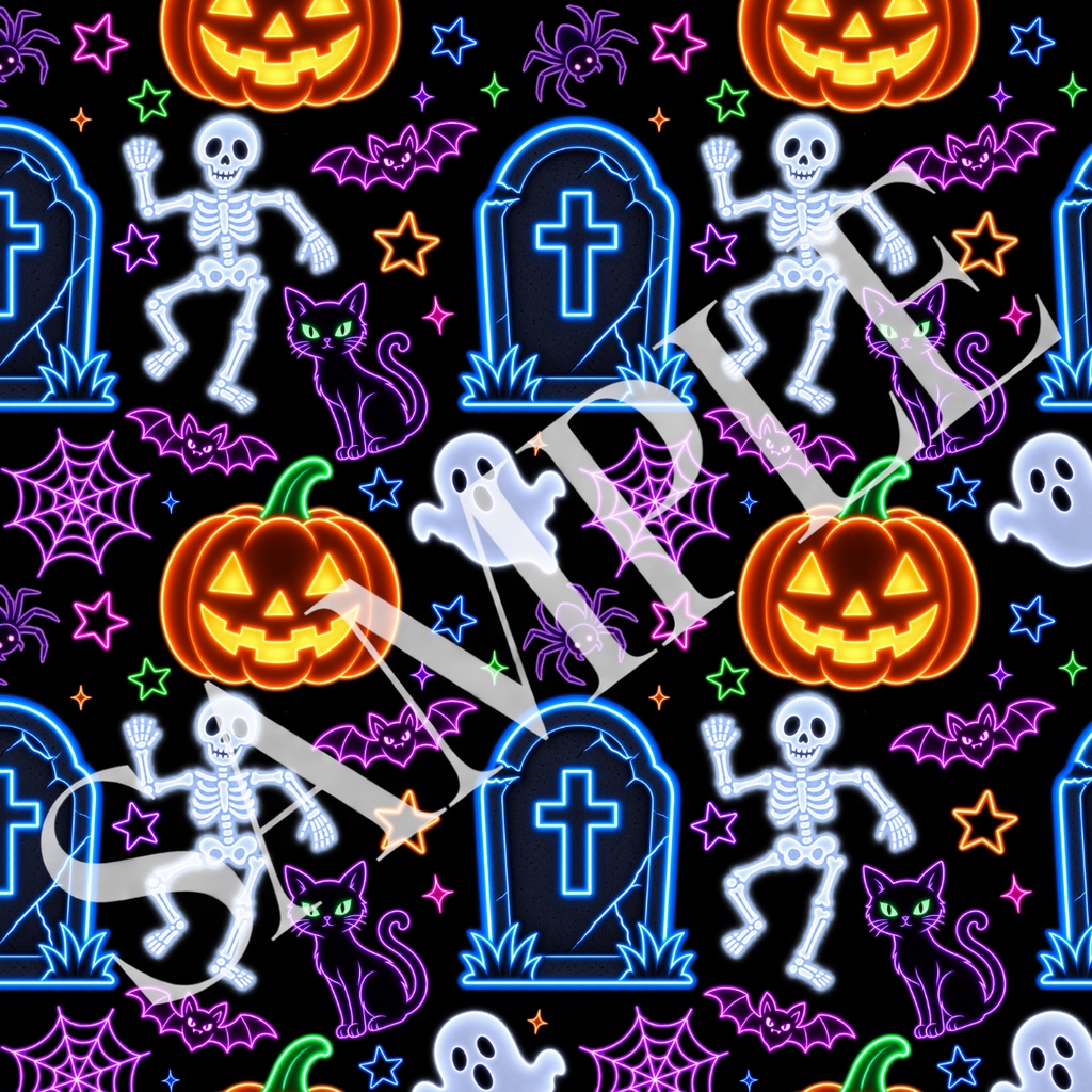 ハロウィン デジタルデザインペーパー 5枚セット シームレス素材