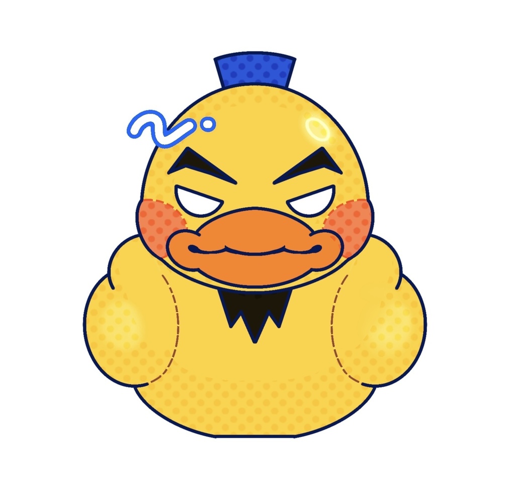 あひる王騎ステッカー