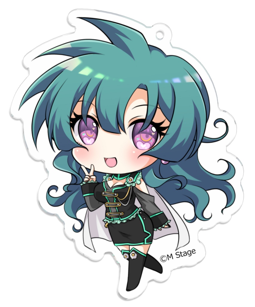 王城えるめ2周年記念アクリルキーホルダー