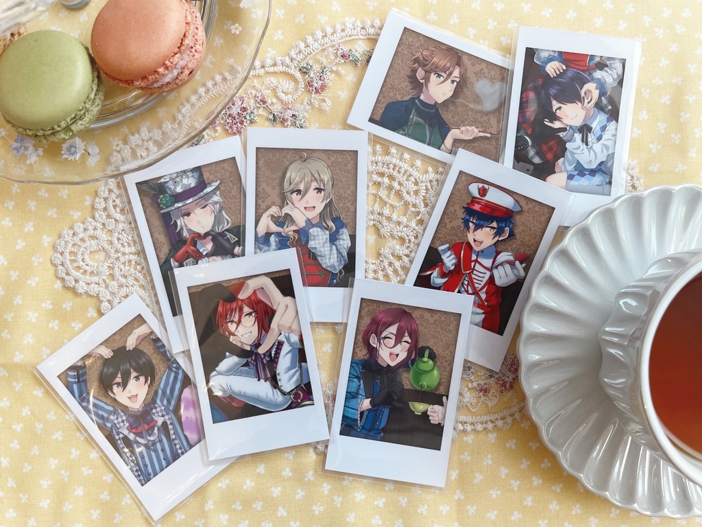 力ラワンインスタント写真風カードセット