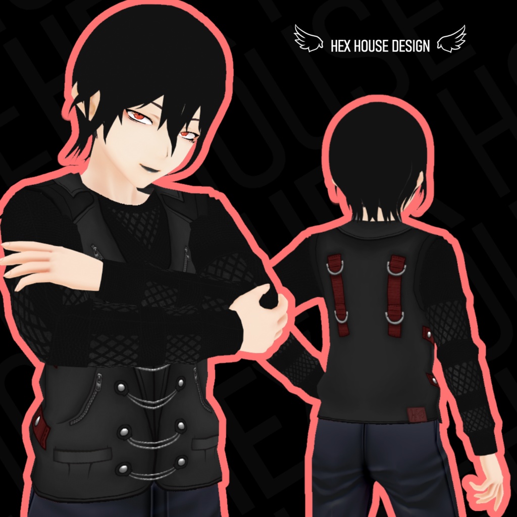 'ORIGINAL SIN' Vest/Sweater Combo || 「原罪」ベスト/セーターコンボ