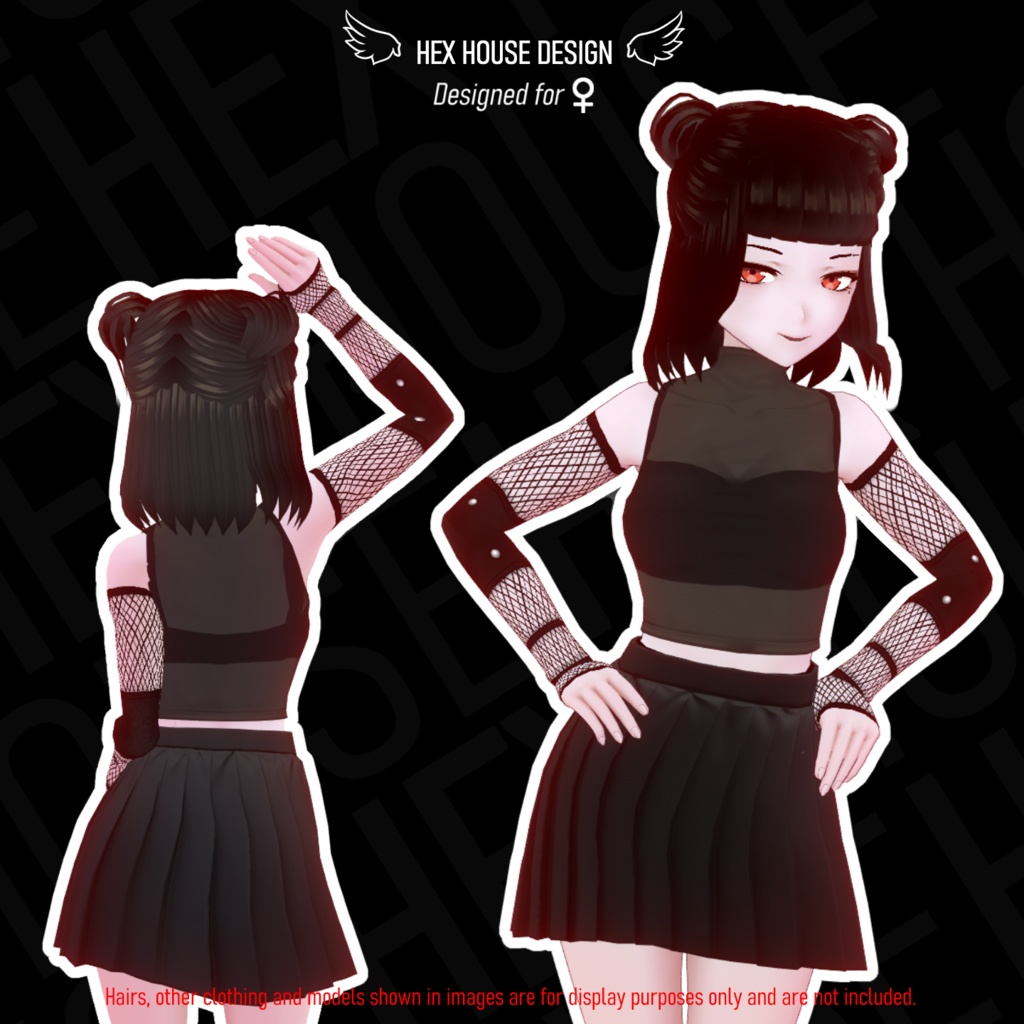 'FAITHFUL' Fishnet Armgloves || 「忠実」 ネットグローブ